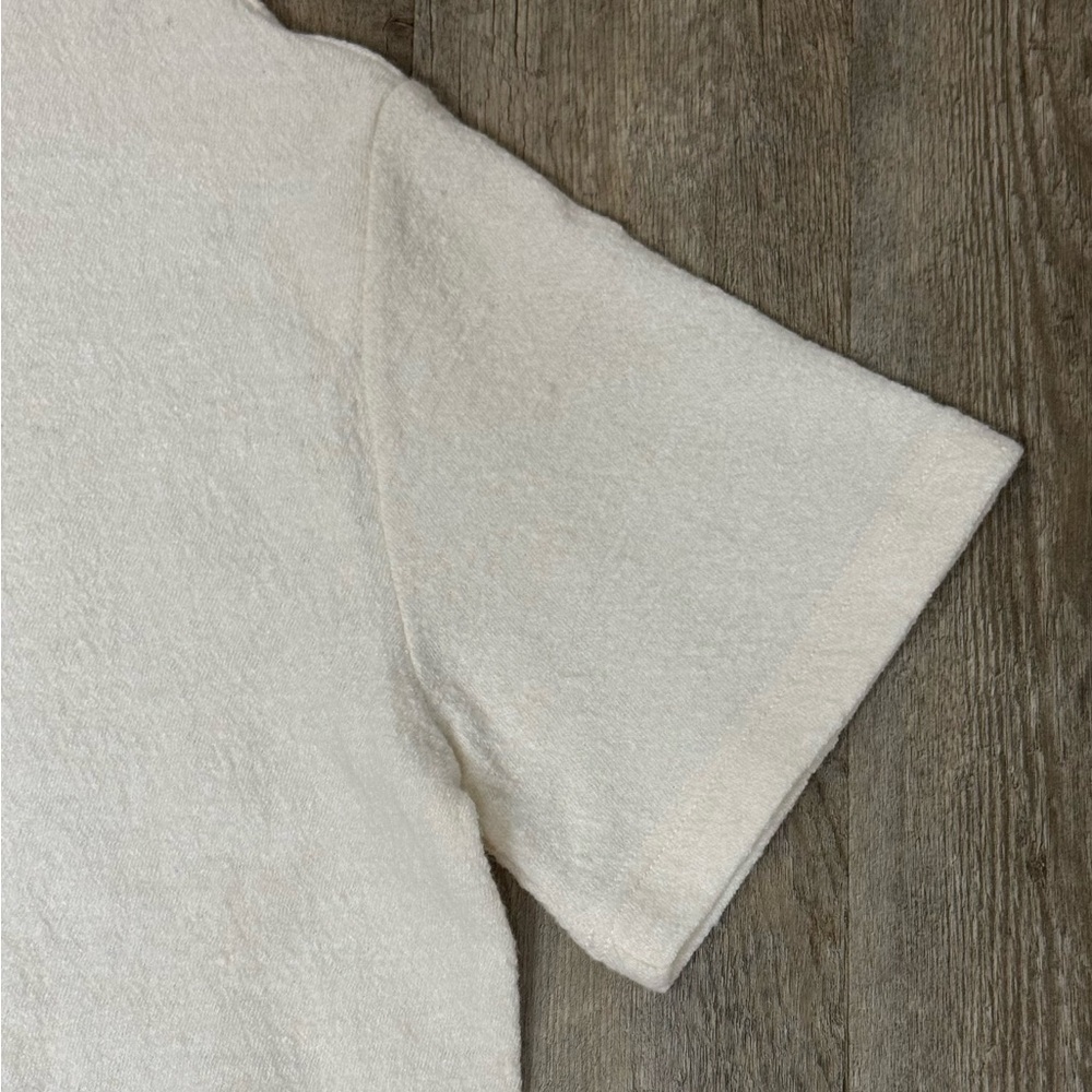 Zara Cream Short Sleeve Tee View 4